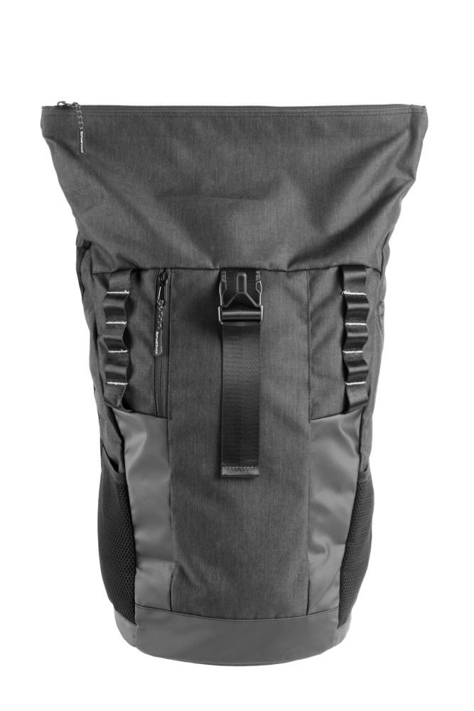 Logo trade advertising products picture of: Rolltop backpack ELBERT Schwarzwolf