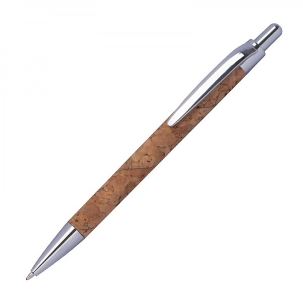 Logo trade advertising product photo of: Cork pen KINGSWOOD