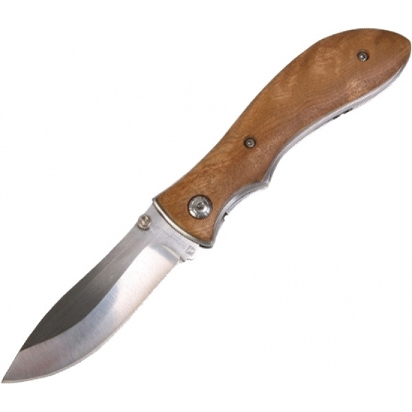 Logo trade corporate gifts image of: Pocket knife JUNGLE Schwarzwolf