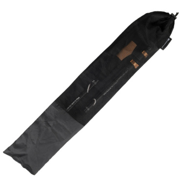 Logo trade promotional products image of: Trekking poles DENALI Schwarzwolf