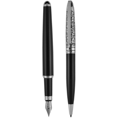 Logotrade promotional merchandise picture of: Writing set ballpoint pen & fountain pen JACQUES Pierre Cardin