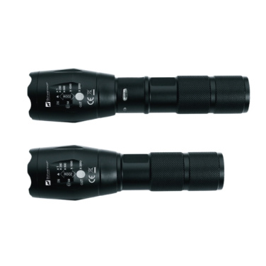 Logo trade corporate gift photo of: Flashlight DELGADA Schwarzwolf