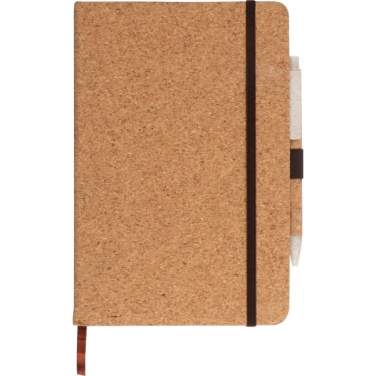 Logo trade promotional gift photo of: A5 Notebook BASTOGNE