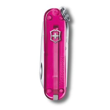 Logo trade business gift photo of: Pocket knife Classic SD transparent Victorinox