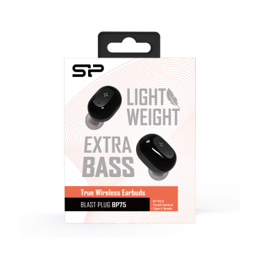 Logo trade corporate gifts picture of: WIRLESS HEADPHONES BP80 SILICON POWER
