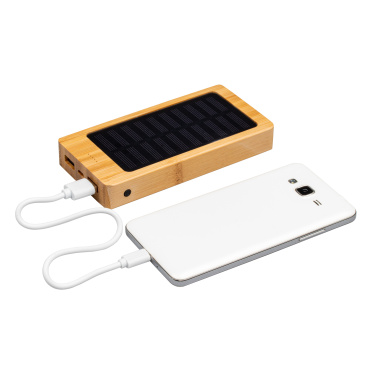 Logotrade promotional giveaway picture of: Bamboo power bank BAKERSFIELD