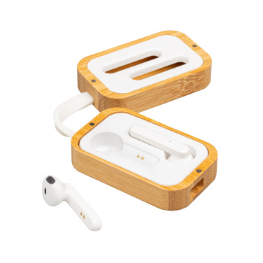 Logo trade corporate gifts image of: Bluetooth earbuds BARCELONA