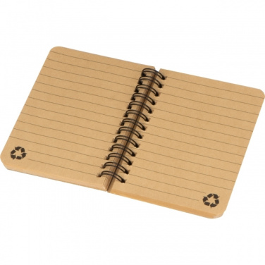 Logo trade business gifts image of: A6 notebook PHOENIX