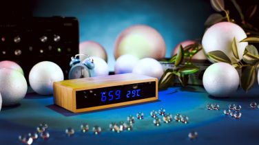 Logo trade promotional items picture of: Desk clock TRONDHEIM