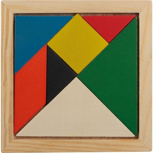 Logo trade promotional giveaway photo of: Wooden puzzle PORTO