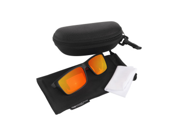Logo trade corporate gifts picture of: Sunglasses IRAVADI Schwarzwolf