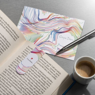 Logotrade promotional gift image of: Set of magnetic bookmark and postcard LIBRO