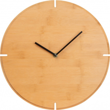 Logo trade promotional merchandise picture of: Wall Clock HAMPTON