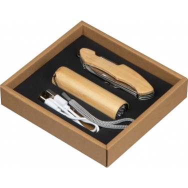 Logotrade promotional products photo of: Set Torch and pocket knife OLDHAM