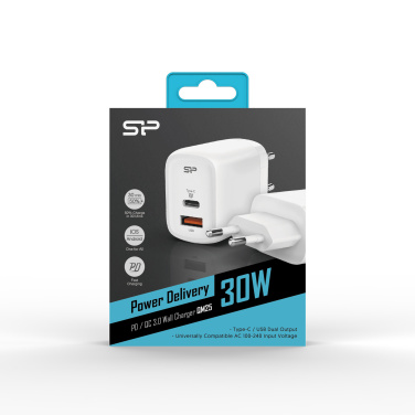 Logo trade advertising products picture of: SILICON POWER fast charger QM25