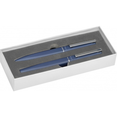 Logo trade business gift photo of: Writing set soft touch SAINTE MAXIME MoLu
