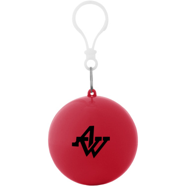 Logotrade advertising products photo of: Xina rain poncho in storage ball with keychain