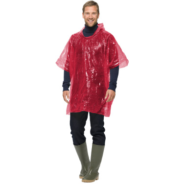 Logotrade promotional gift image of: Xina rain poncho in storage ball with keychain