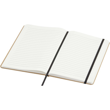 Logotrade promotional gift image of: Holm A5 stone paper hard cover notebook with lined pages