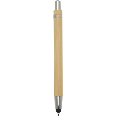 Logo trade promotional merchandise photo of: Elm bamboo ballpoint pen