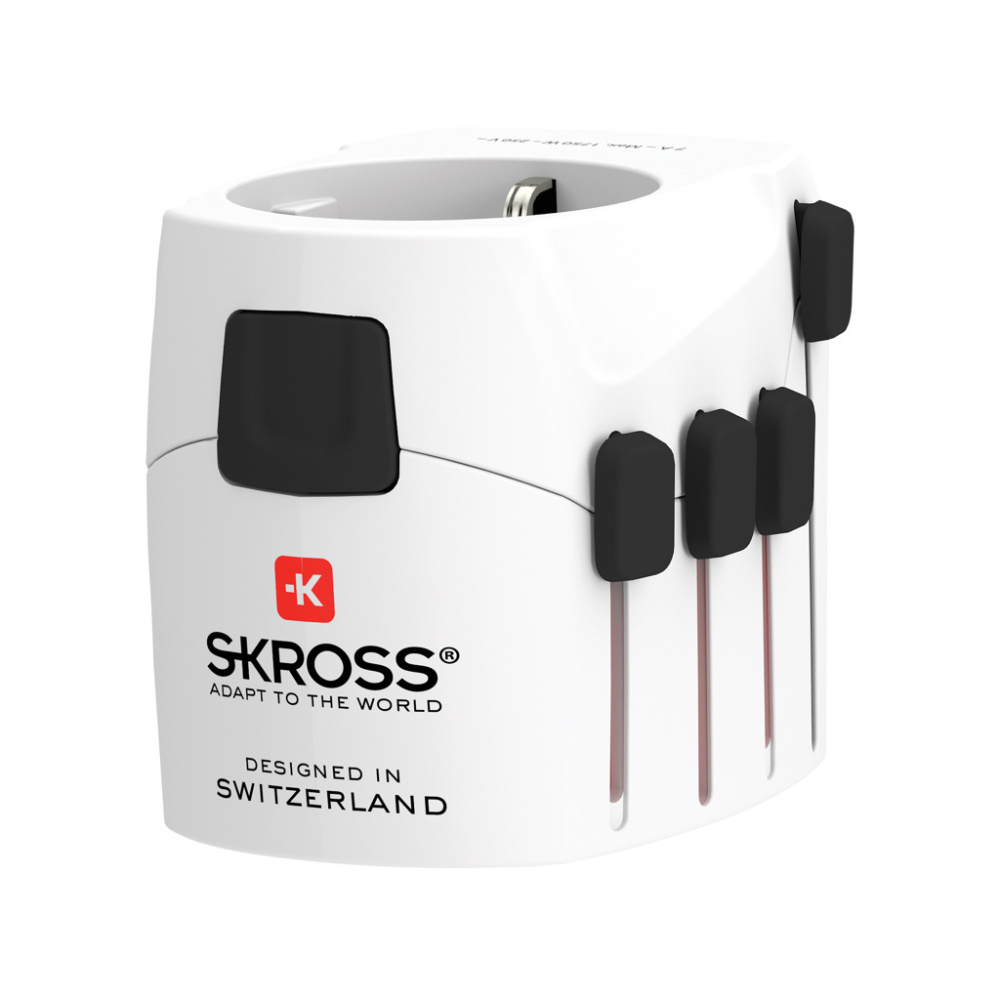 Logo trade corporate gift photo of: SKROSS Pro 3-Pole World Travel Adapter