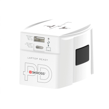 Logotrade promotional products photo of: SKROSS World Travel Adapter MUV 65W PD with USB C Cable