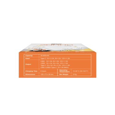 Logo trade promotional merchandise image of: Power bank Silicon Power QS58 20000 mAh
