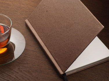 Logo trade promotional giveaway photo of: Recycled Coffee Notebook 209733900