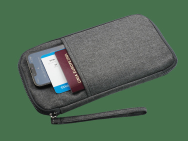 Logo trade corporate gifts image of: Travel wallet 94608700
