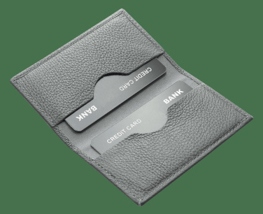 Logo trade corporate gifts image of: RFID credit and business card holder 21101500