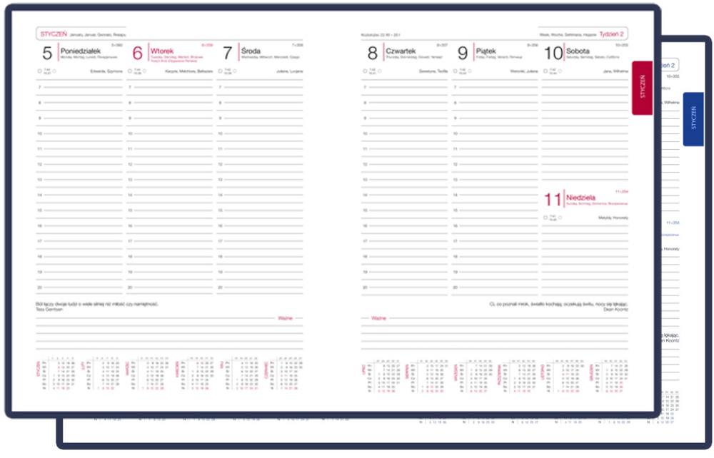 Logo trade promotional merchandise image of: Calendar 643016