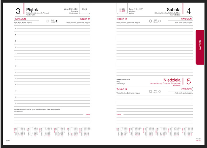 Logo trade corporate gifts picture of: Calendar 640131