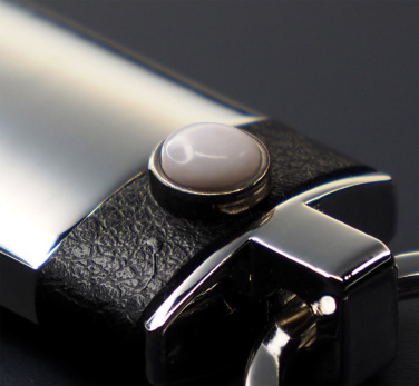 Logo trade promotional gifts image of: Opal stone Keyring 1294095