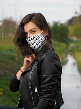 Logo trade business gifts image of: VENUS PRO cotton face mask with a pocket an HEPA filter 1378165