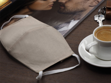 Logo trade business gift photo of: VENUS PRO cotton face mask with a pocket an HEPA filter 1378165