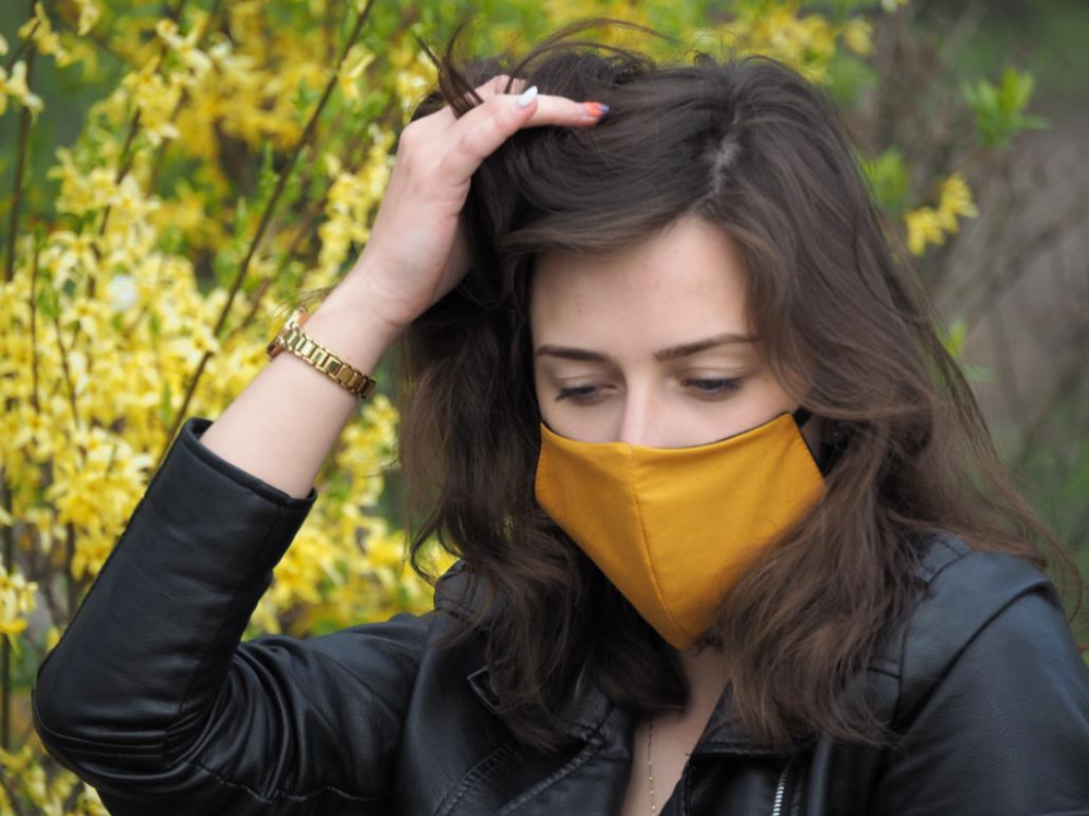 Logotrade promotional products photo of: VENUS cotton face mask 1377165