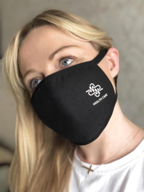 Logo trade promotional giveaways picture of: MARS PRO cotton mask (size M) with pocket and HEPA filter 1380165