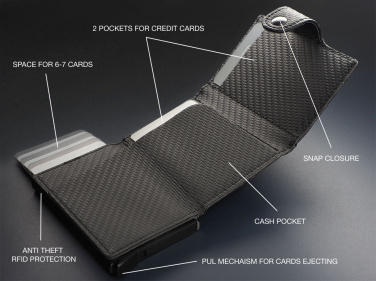 Logo trade business gifts image of: RFID wallet 1453110
