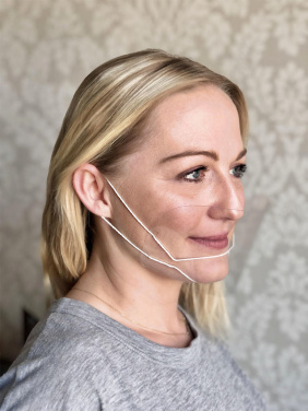 Logo trade corporate gift photo of: ATENA clear face shield-mask for mouth and nose 1461162