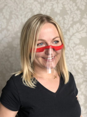 Logo trade promotional items picture of: KALIPSO clear face shield-mask for mouth and nose 1447162