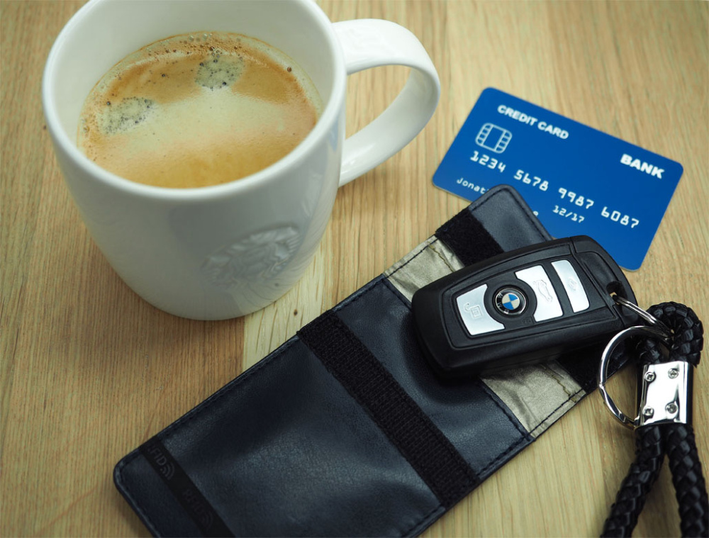 Logo trade promotional giveaway photo of: RFID Signal Blocking case 1222119