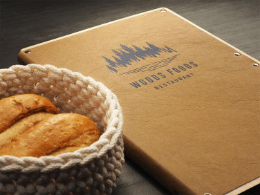 Logo trade business gifts image of: Menu cover 1665121
