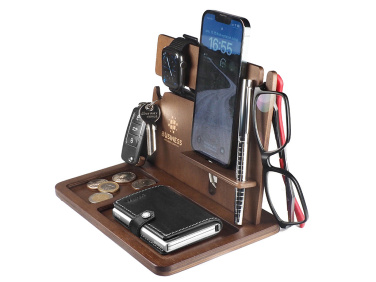 Logotrade promotional merchandise picture of: Wooden organiser 2016121