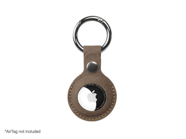 Logo trade promotional merchandise image of: Keyring with holder for AirTag 1914106