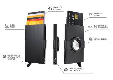 Logotrade promotional products photo of: RFID credit card case with holder for AirTag 2163155