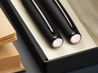 Logo trade business gift photo of: Opal stone Pen set 1286036
