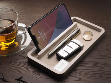 Logo trade promotional gifts picture of: Wooden desk organiser 1818121