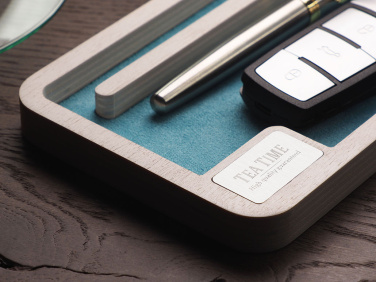 Logo trade promotional gifts picture of: Wooden desk organiser 1818121