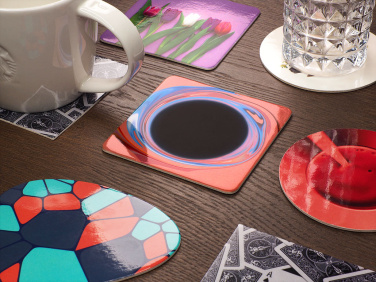 Logotrade promotional giveaways photo of: Printed paper coaster 1838117