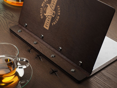 Logo trade promotional merchandise image of: Menu cover 1860121
